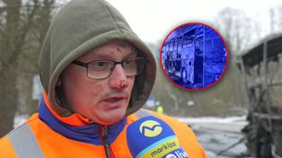 Wypadek FilxBusa na Słowacji. Kierowca ciężarówki zabrał głos