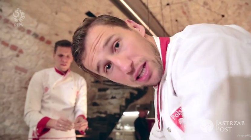 Grzegorz Krychowiak i Wojciech Szczęsny w roli kucharzy