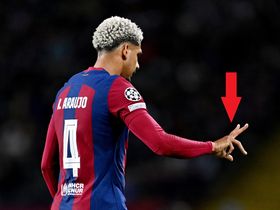 Dziwny gest piłkarza Barcy