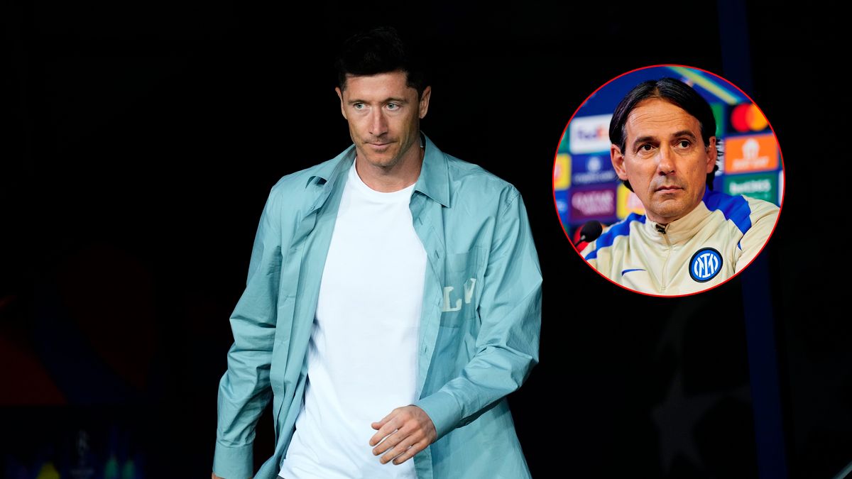 Getty Images / Na zdjęciu: Simone Inzaghi bardzo ceni Roberta Lewandowskiego