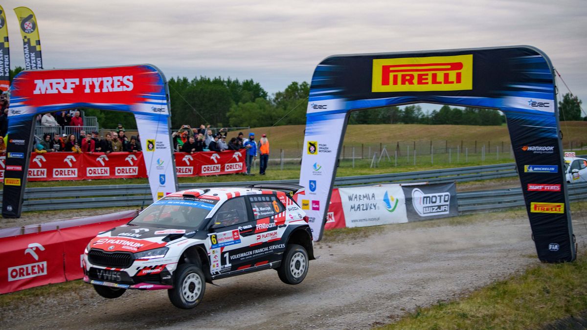 Materiały prasowe / Red Bull / Na zdjęciu: Mikołaj Marczyk podczas Rajdu Polski