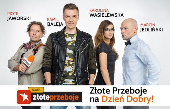 Kamil Baleja poprowadzi poranny program „Złote Przeboje na dzień dobry", odszedł Jarosław Budnik