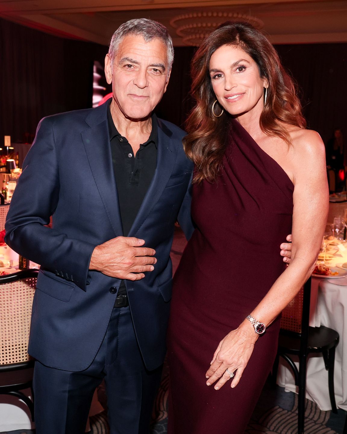George Clooney i Cindy Crawford