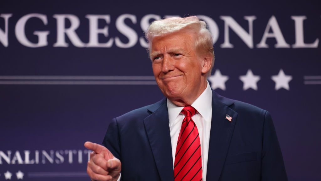 President Trump Speaks At The House GOP Conference In Doral, Florida
DORAL, FLORIDA - JANUARY 27:  U.S. President Donald Trump acknowledges the crowd before addressing the 2025 Republican Issues Conference at the Trump National Doral Miami on January 27, 2025 in Doral, Florida. The three-day planning session was expected to lay out Trump's ambitious legislative agenda. (Photo by Joe Raedle/Getty Images)
Joe Raedle
bestof, topix