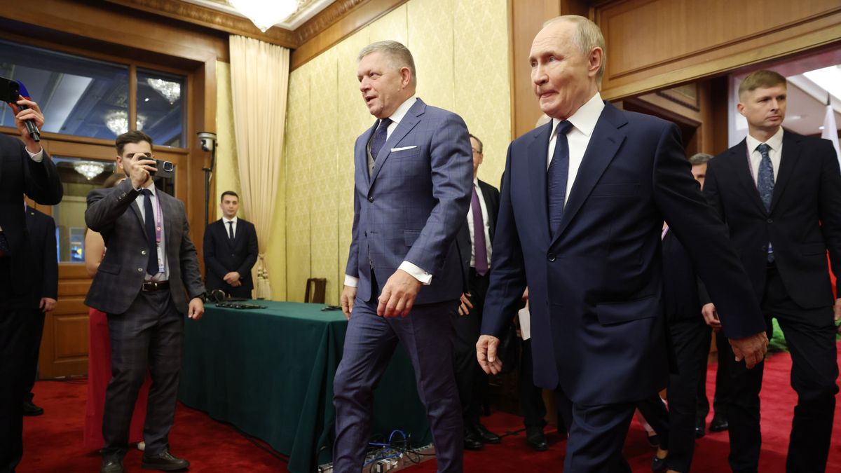 Robert Fico spotkał się w Chinach z Władimirem Putinem