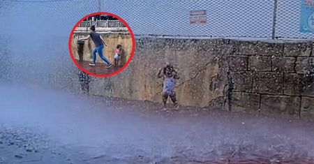 Zostawiła bosą córkę pod murkiem i uciekła. "Matka roku" została sfilmowana