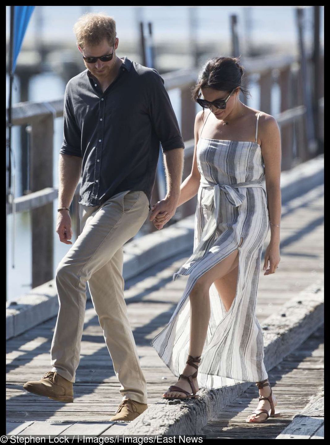 Meghan Markle w ciąży i książę Harry na królewskim tournee
