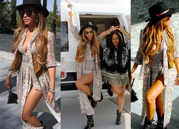 Beyonce bez biustonosza na festiwalu Coachella (ZDJĘCIA)