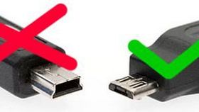 microUSB komórkowym standardem 1