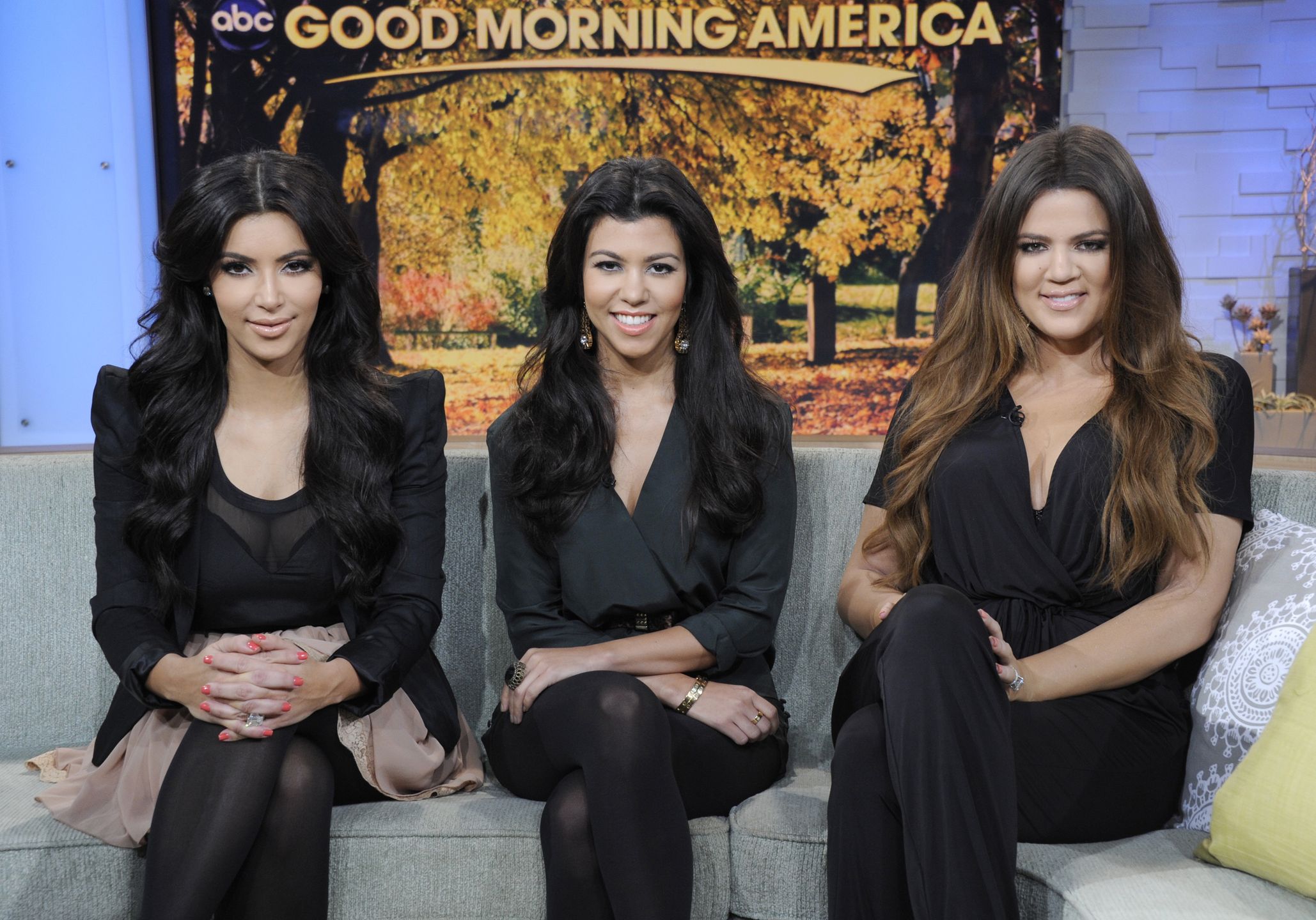 Kim, Kourtney i Khloe w 2011 roku
