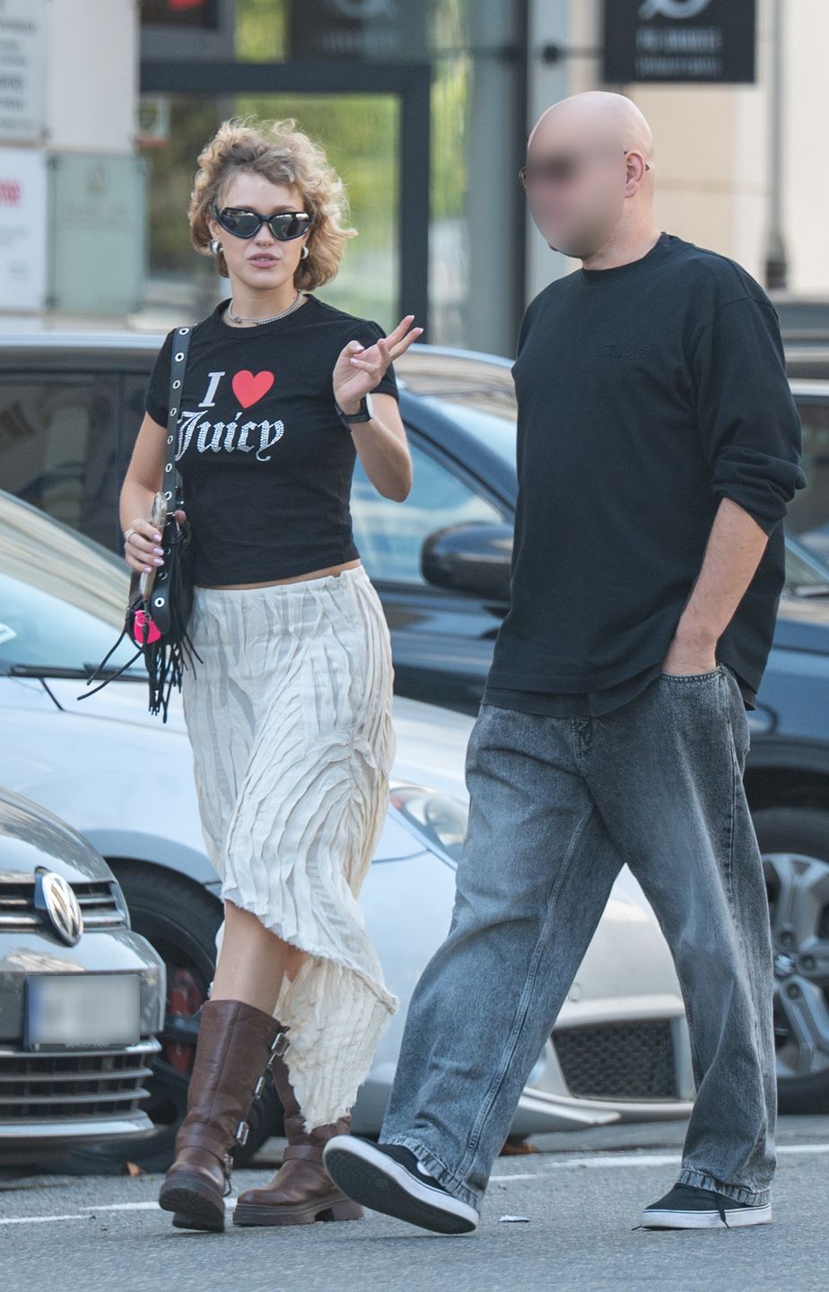 Helena Englert z chłopakiem