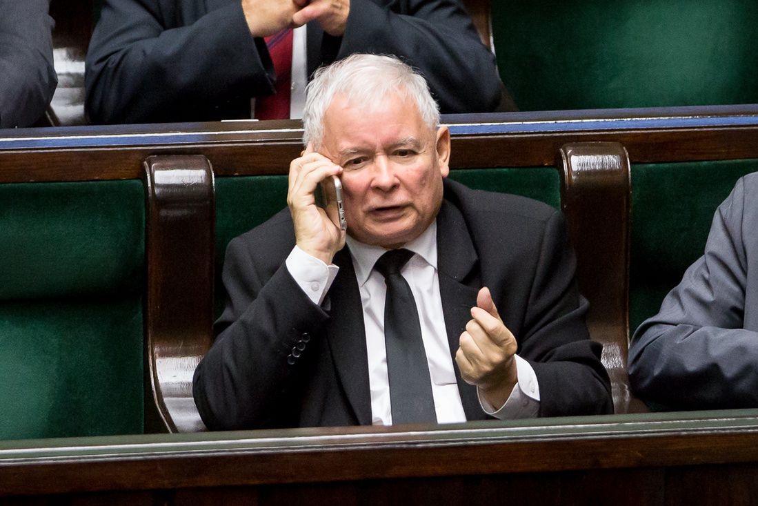 Prezes PiS Jarosław Kaczyński