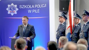 Święto Policji w Pile: minister Kierwiński odwiedził Szkołę Policji