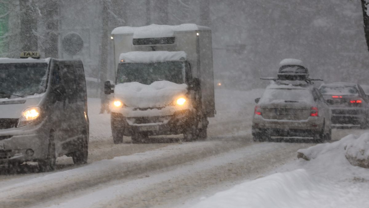 Intensywne opady śniegu w Zakopanem