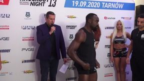 Knockout Boxing Night 13. Masternak vs. Mabika! Zobacz ważenie uczestników walki wieczoru!