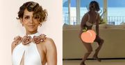 Halle Berry w bikini wywija w rytm muzyki ukochanego. Nagle spadła jej dolna część kostiumu