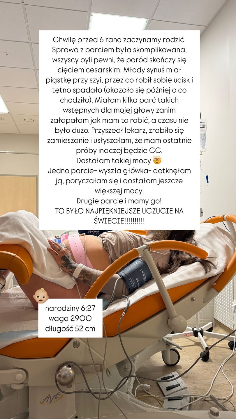 Relacja Deynn z przebiegu nocy przed porodem