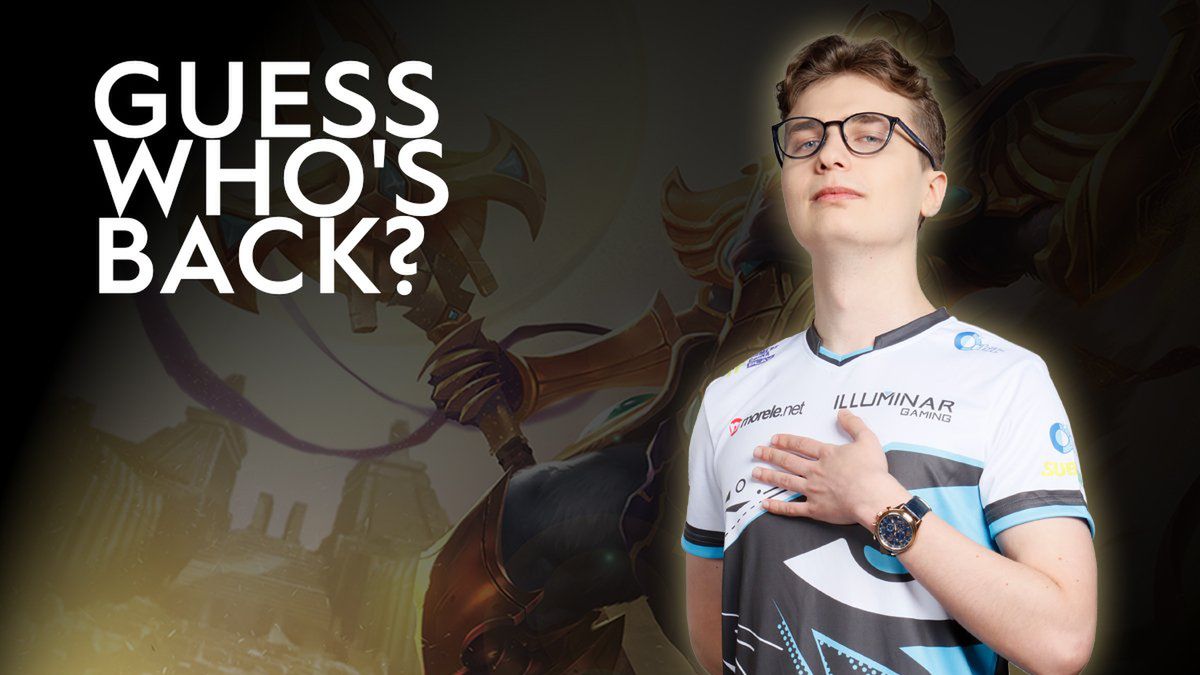 Twitter / @illuminaRGaming / Na zdjęciu: Sebastian 'Sebekx' Smejkal