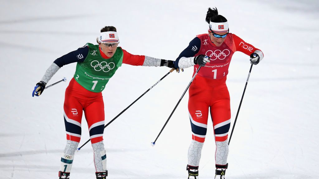 Getty Images / Matthias Hangst / Marit Bjoergen (z lewej) i Maiken Caspersen Falla (z prawej)