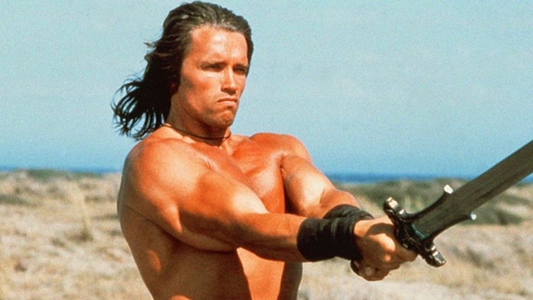 Arnold Schwarzenegger w filmie "Conan"