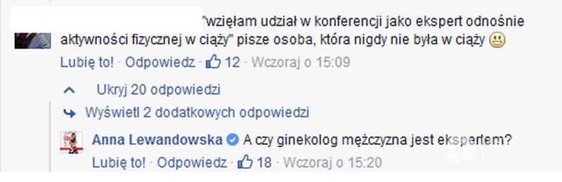 Anna Lewandowska pokłóciła się z fanką