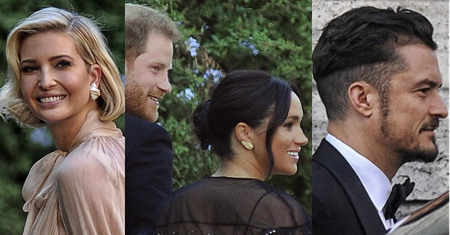 Meghan Markle w prześwitującej sukience i elegancki książę Harry imprezują w Rzymie bez Archiego (FOTO)