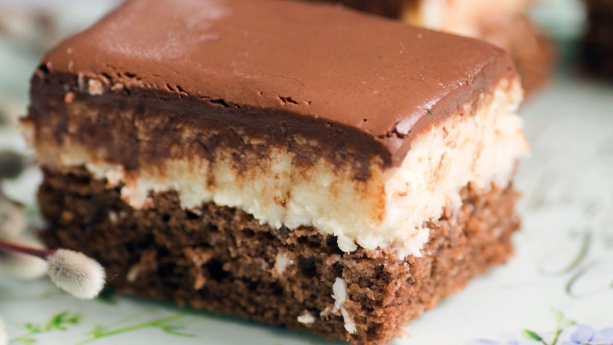 Ciasto czekoladowe z kremem kokosowym