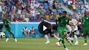 Mundial 2018. Arabia Saudyjska - Egipt . Gol Al Faraja z rzutu karnego na 1:1 (TVP Sport)