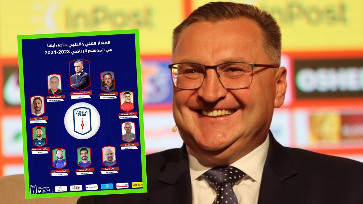WP SportoweFakty / Mateusz Czarnecki / Czesław Michniewicz skompletował sztab w Abha Club