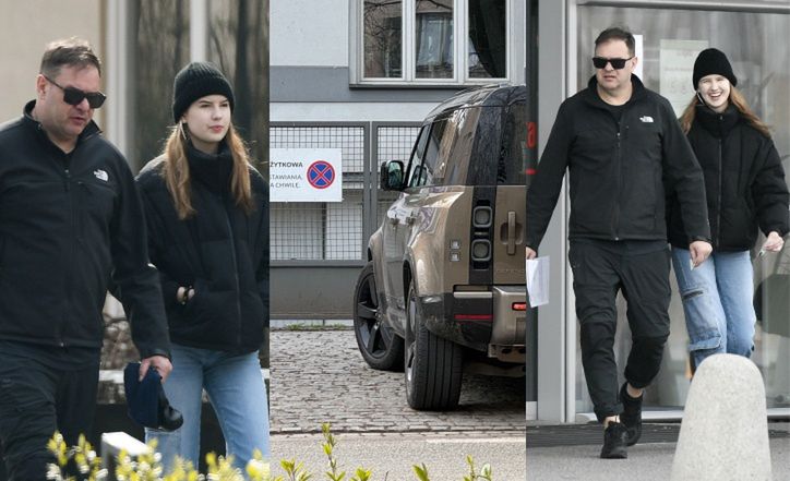 Tomasz Karolak z córką