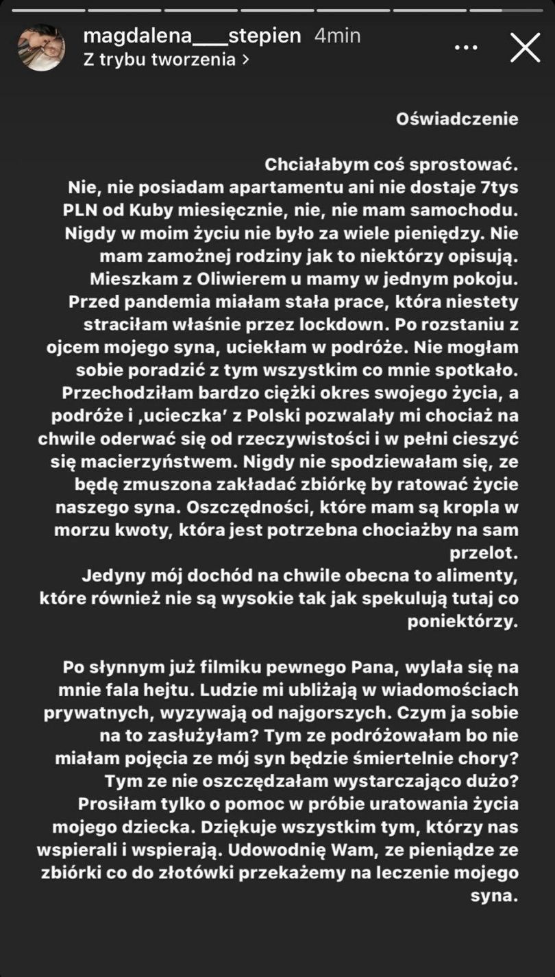 Magdalena Stępień odpowiada na zarzuty Dzikiego Trenera