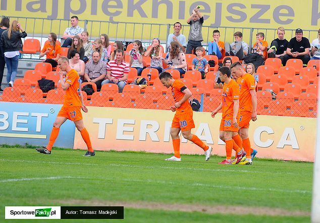 Termalica Bruk-Bet Nieciecza przypieczętowała awans na swoim stadionie