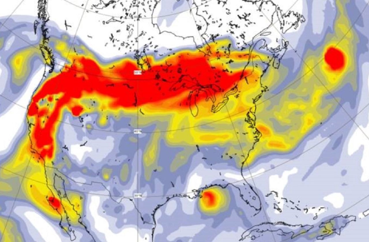 Pożary w USA. Dym dotarł do Europy Północnej