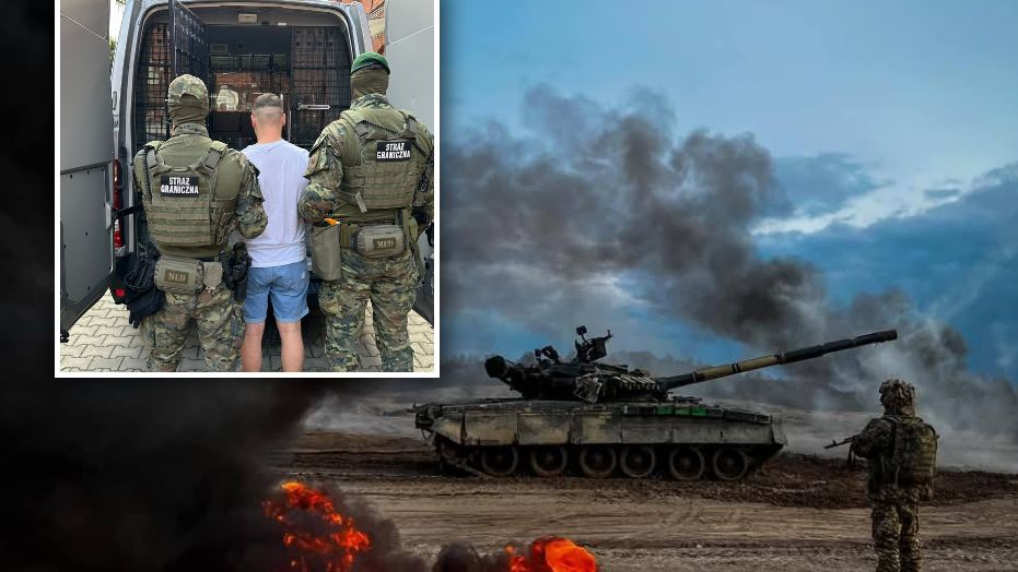 Na fot. deportacja obywatela Ukrainy ze Śląska. 