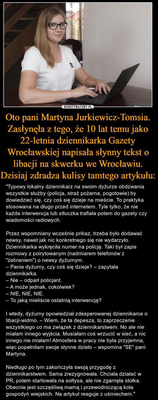 Wspomnienie autorki "Libacji na skwerku"