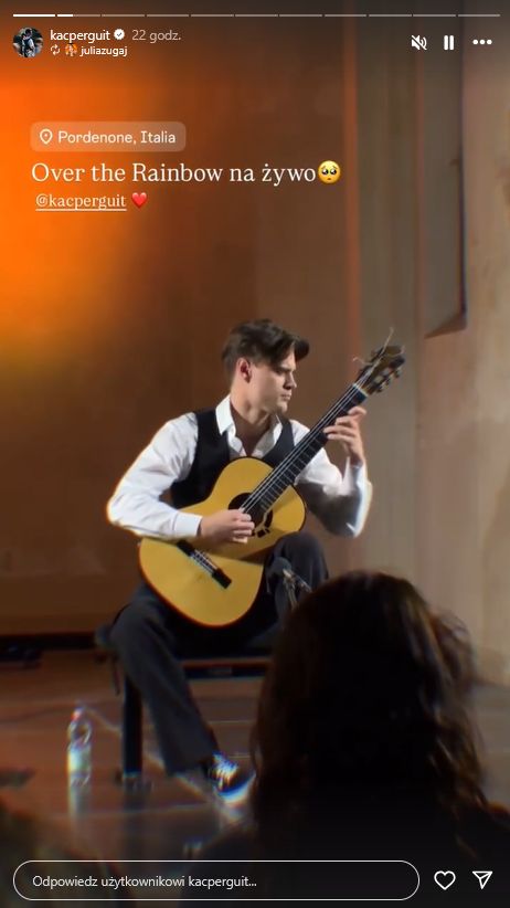 Julia Żugaj w Wenecji z Kacprem Dworniczakiem