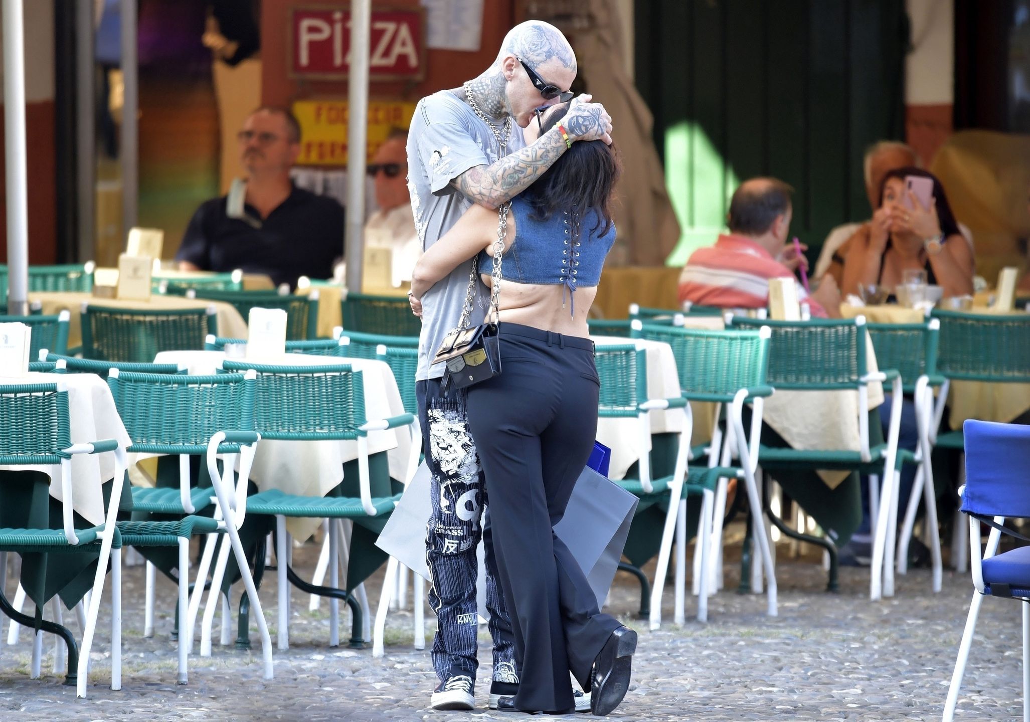 Kourtney Kardashian i Travis Barker na randce w Portofino