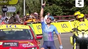Niezwykłe sceny na mecie Tour de France. Wyjątkowa dedykacja zwycięzcy etapu