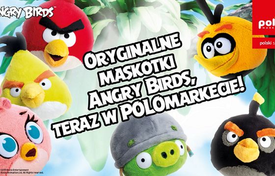 Maskotki z „Angry Birds” w promocji Polomarketu (wideo)