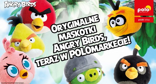 Maskotki z „Angry Birds” w promocji Polomarketu (wideo)