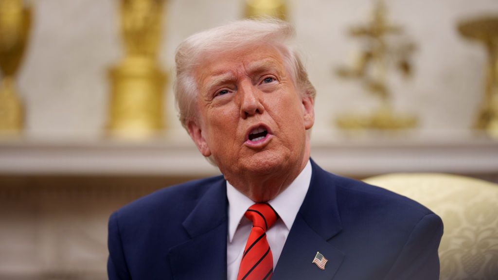 President Trump Meets With NATO Secretary General Mark Rutte In The Oval Office Of The White House
WASHINGTON, DC - MARCH 13: U.S. President Donald Trump speaks during a meeting with NATO Secretary General Mark Rutte in the Oval Office of the White House on March 13, 2025 in Washington, DC. The two leaders met as the Trump administration has once again put the military alliance between the United States and Western Europe in question. (Photo by Andrew Harnik/Getty Images)
Andrew Harnik