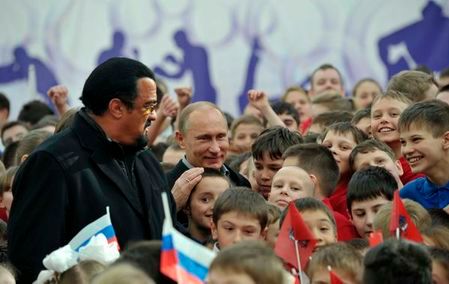 Steven Seagal ochroniarzem Władimira Putina?!