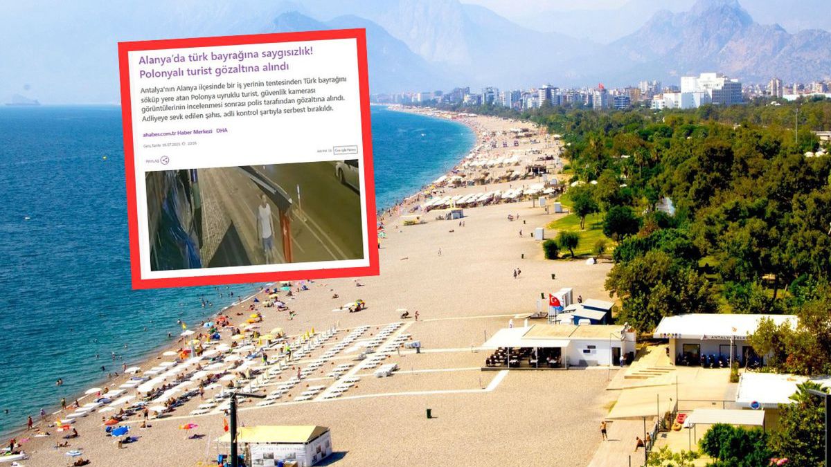 Polak zdjął flagę Turcji w Antalyi. Śledztwo w toku
