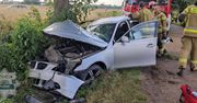 Wjechała autem do rowu, drugi kierowca uderzył w drzewo. Oboje byli nietrzeźwi. Ona miała 3,3 promila oraz zakaz prowadzenia pojazdów, on 3,2 promila alkoholu