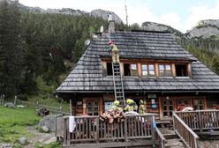 Pożar schroniska w Tatrach. Turyści pierwsi ruszyli z pomocą