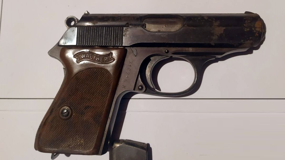 Nazistowki Walther PPK odnaleziony w Polsce