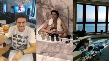 Kuba Wojewódzki zapozował w WANNIE godnej krezusa. "Król TVN-u" nie oszczędzał na marmurze [ZDJĘCIA]