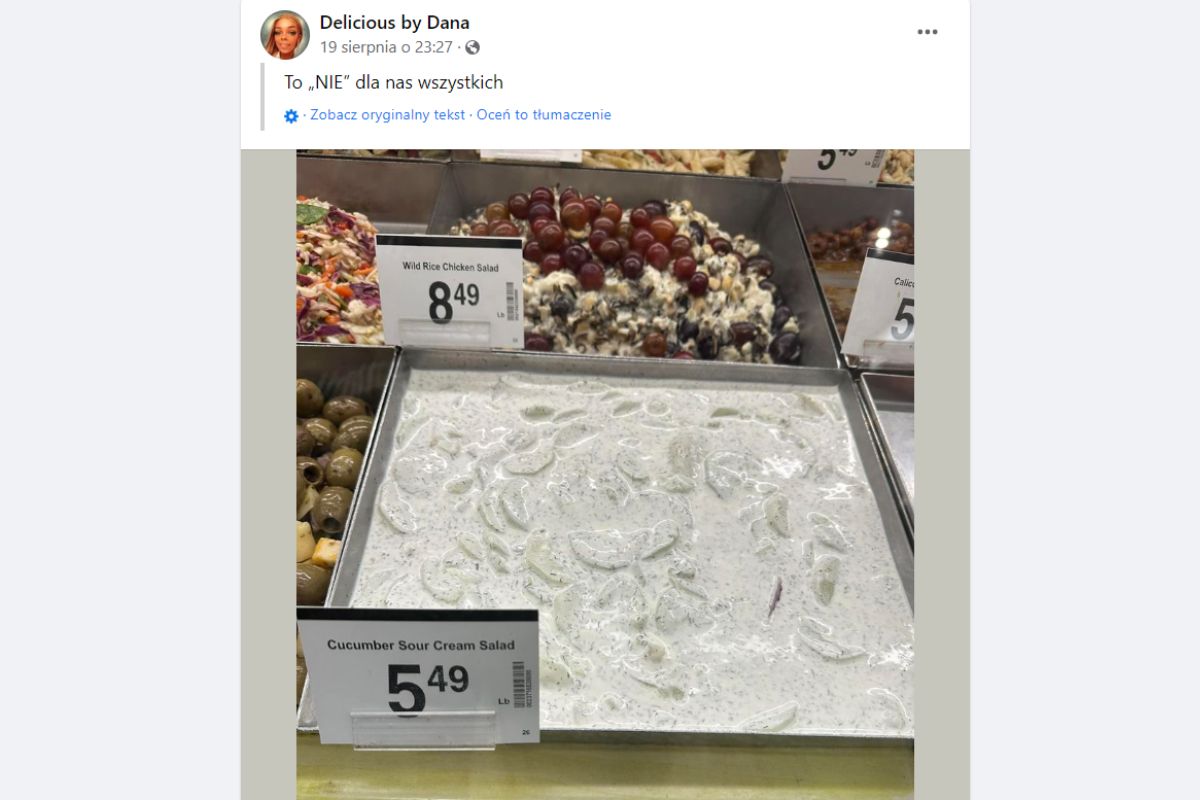 Post opublikowany przez "Delicious by Dana" na Facebooku