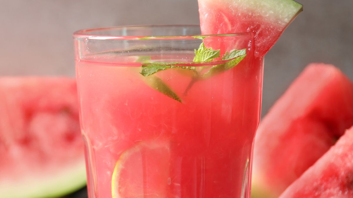 Orzeźwiający napój z arbuza jest idealny na lato