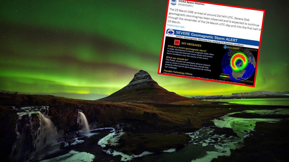 Nad Polską możliwe będą zorze polarne